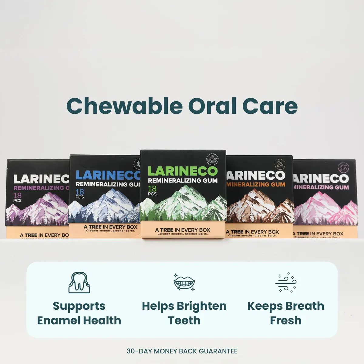 Larineco Remineralizing Gum package